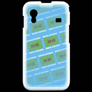 Coque Samsung ACE S5830 Dégradé Bonus Offensif-défensif Bleu