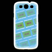 Coque Samsung Galaxy S3 Dégradé Bonus Offensif-défensif Bleu