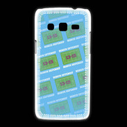 Coque Samsung Galaxy Express2 Dégradé Bonus Offensif-défensif Bleu