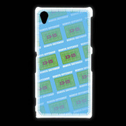 Coque Sony Xpéria Z1 Dégradé Bonus Offensif-défensif Bleu