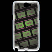 Coque Samsung Galaxy Note 2 Dégradé Bonus Offensif-défensif Noir