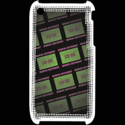 Coque iPhone 3G / 3GS Dégradé Bonus Offensif-défensif Noir