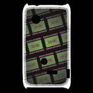 Coque Sony Xperia Typo Dégradé Bonus Offensif-défensif Noir
