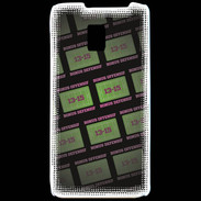 Coque LG P990 Dégradé Bonus Offensif-défensif Noir