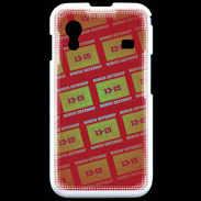 Coque Samsung ACE S5830 Dégradé Bonus Offensif-défensif Rouge