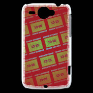 Coque HTC Wildfire G8 Dégradé Bonus Offensif-défensif Rouge