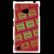 Coque Nokia Lumia 720 Dégradé Bonus Offensif-défensif Rouge
