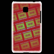Coque LG Optimus L3 II Dégradé Bonus Offensif-défensif Rouge