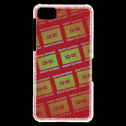 Coque Blackberry Z10 Dégradé Bonus Offensif-défensif Rouge