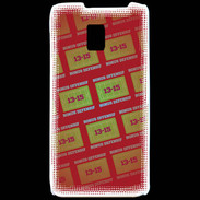 Coque LG P990 Dégradé Bonus Offensif-défensif Rouge