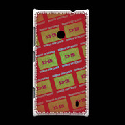 Coque Nokia Lumia 520 Dégradé Bonus Offensif-défensif Rouge
