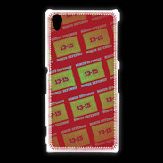 Coque Sony Xpéria Z1 Dégradé Bonus Offensif-défensif Rouge