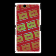 Coque Sony Xpéria Z Ultra Dégradé Bonus Offensif-défensif Rouge