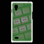 Coque LG Optimus L9 Dégradé Bonus Offensif-défensif Vert