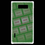 Coque LG Optimus L7 Dégradé Bonus Offensif-défensif Vert