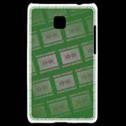 Coque LG Optimus L3 II Dégradé Bonus Offensif-défensif Vert