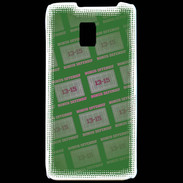 Coque LG P990 Dégradé Bonus Offensif-défensif Vert