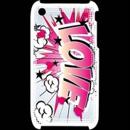 Coque iPhone 3G / 3GS Love graffiti 2