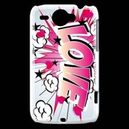Coque HTC Wildfire G8 Love graffiti 2