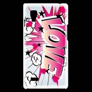 Coque LG Optimus L9 Love graffiti 2