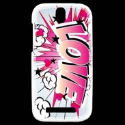 Coque HTC One SV Love graffiti 2