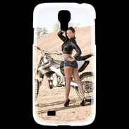 Coque Samsung Galaxy S4 Moto cross sexy 