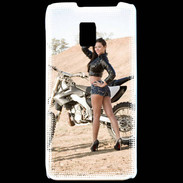 Coque LG P990 Moto cross sexy 