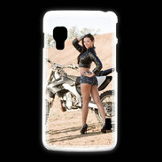 Coque LG L5 2 Moto cross sexy 