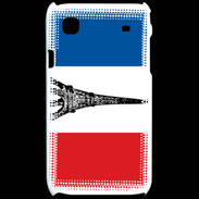 Coque Samsung Galaxy S Drapeau français et Tour Eiffel