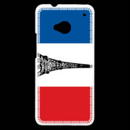 Coque HTC One Drapeau français et Tour Eiffel