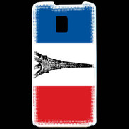 Coque LG P990 Drapeau français et Tour Eiffel