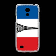 Coque Samsung Galaxy S4mini Drapeau français et Tour Eiffel
