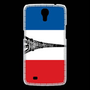 Coque Samsung Galaxy Mega Drapeau français et Tour Eiffel