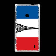 Coque Nokia Lumia 520 Drapeau français et Tour Eiffel