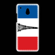 Coque HTC One Mini Drapeau français et Tour Eiffel