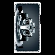 Coque LG Optimus L9 Formule 1 en noir et blanc 50
