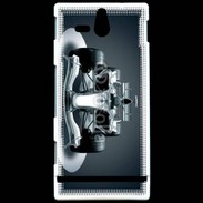 Coque Sony Xperia U Formule 1 en noir et blanc 50