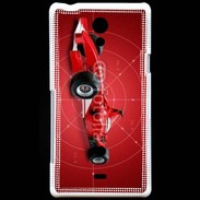 Coque Sony Xperia T Formule 1 en mire rouge