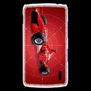 Coque LG Nexus 4 Formule 1 en mire rouge