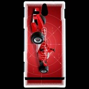 Coque Sony Xperia U Formule 1 en mire rouge
