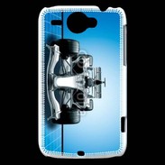 Coque HTC Wildfire G8 Formule 1 sur fond bleu