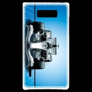 Coque LG Optimus L7 Formule 1 sur fond bleu