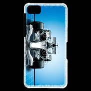 Coque Blackberry Z10 Formule 1 sur fond bleu