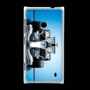 Coque Nokia Lumia 520 Formule 1 sur fond bleu