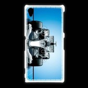 Coque Sony Xpéria Z1 Formule 1 sur fond bleu