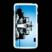 Coque LG L5 2 Formule 1 sur fond bleu