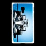 Coque LG L7 2 Formule 1 sur fond bleu