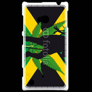 Coque Nokia Lumia 720 Rasta Jamaïca Vert et Jaune