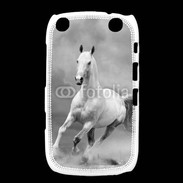 Coque Blackberry Curve 9320 Cheval en noir et blanc 55