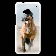 Coque HTC One Portrait de cheval 55